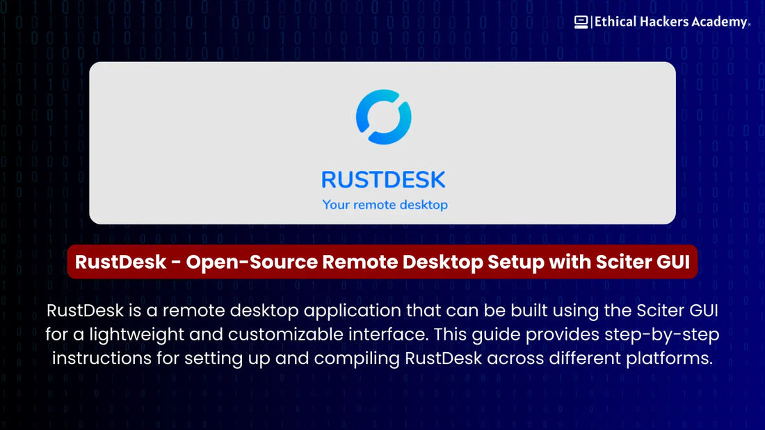 RustDesk - Open-Source Remote Desktop Setup with Sciter GUI – Ethical ...